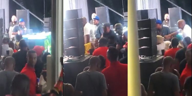 Watch: Furious Kabza De Small loses his cool and beats up a fan during a performance in Botswana