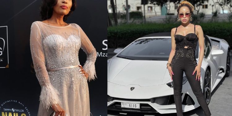 Khanyi Mbau and Sophie Ndaba