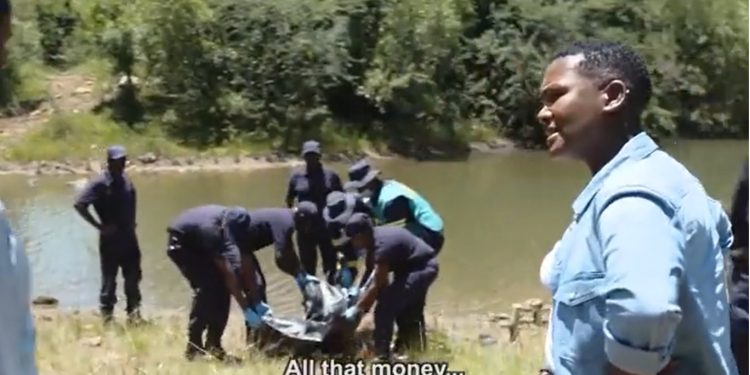 Watch: The police discover Mia's body in a nearby dam