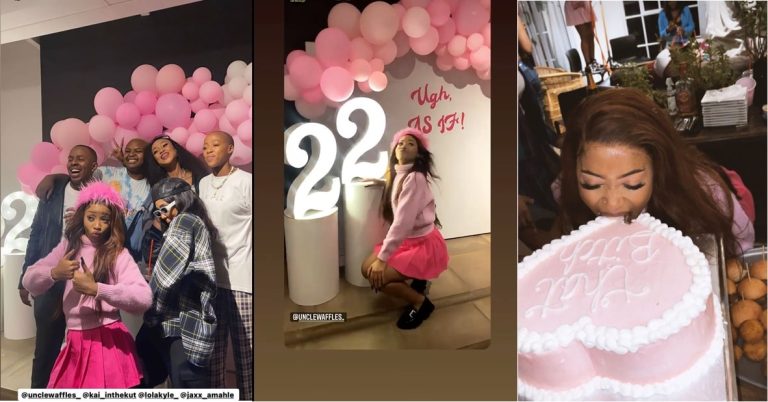 Videos and Pictures: A look inside Uncle Waffles’ birthday party, her age stuns Mzansi