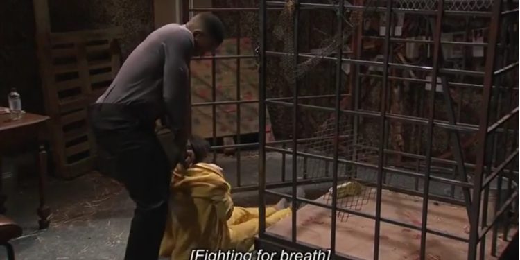 Winston collects his second trophy, strangles Mia. Does he kill her?