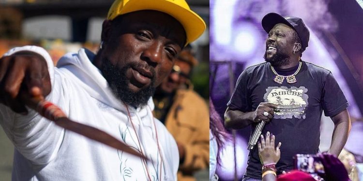 Zola 7 performing on stage