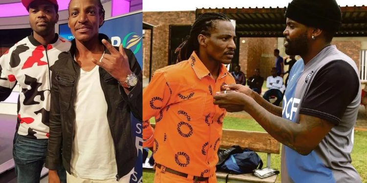 Kwaito sensation Brickz born Sipho Charles Ndlovu with DJ Cleo - Source: Instagram