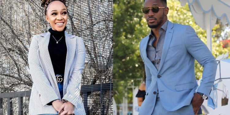 Actress Thando Thabethe and Lunga Shabalala - Source: Instagram