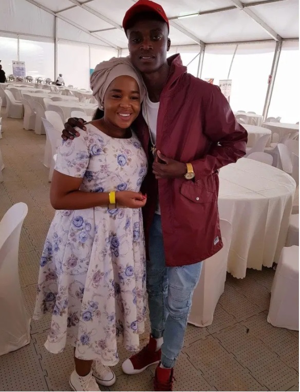 Award-winning gospel musician Dr Winnie Mashaba with King Monada (Source Instagram)