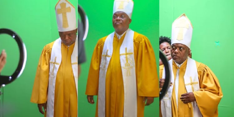 Watch: Uzalo releases pictures of Pope Mbatha in full Pope regalia for his KFC launch