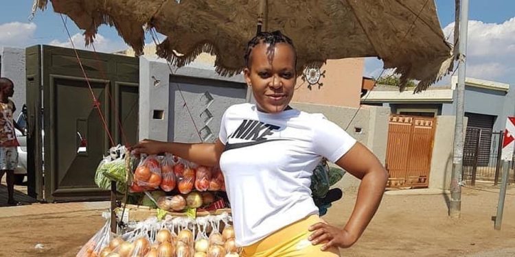 Zodwa Wabantu sells vegetables on the streets as a new business venture