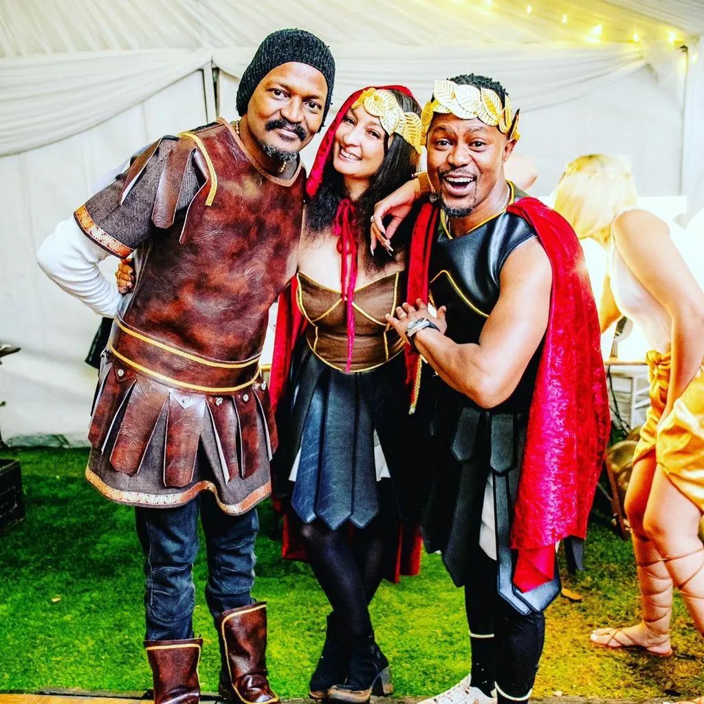 Former Scandal actor and now film-maker and director Kagiso Yabakwena celebrated his birthday with a fun costume party