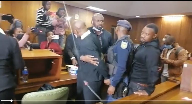 Watch: Drama at Senzo Meyiwa Court Case hearing as defence Advocate Malesela Teffo is arrested in court