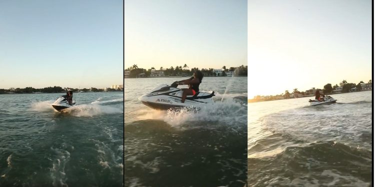 MaMkhize shows off her skills with a Speed-Boat in Miami, thrills Mzansi