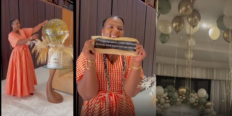 Mamkhize shows off expensive birthday presents: Her dress impresses Mzansi