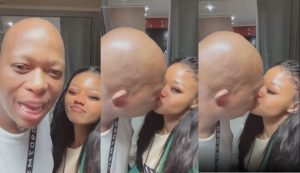 Mampintsha and Babes Wodumo's 10 times kiss challenge
