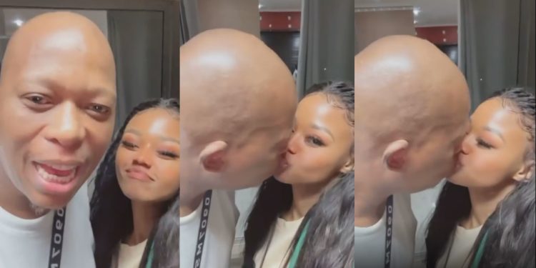 Mampintsha and Babes Wodumo's 10 times kiss challenge