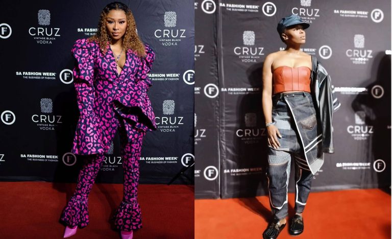 Watch: Yellow was the colour of the night at the SA fashion week launch party red carpet event on Tuesday night