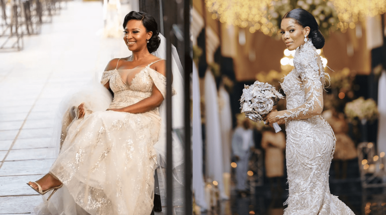 Weddings: Comparisons of Harriet from the Queen vs Thathi from Gomora’s wedding gowns divides Mzansi’s opinions