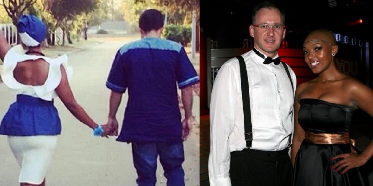 Media personality Pabi Moloi with estranged husband Ruan Adams - Source: Twitter