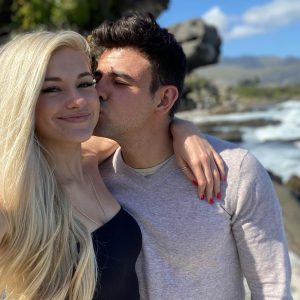 Arno Greeff and his fiancee