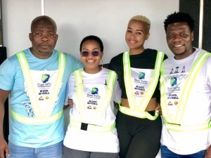 Macdonald Ndou with Muvhango cast