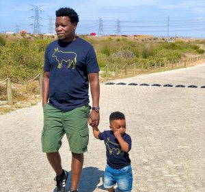 Macdonald Ndou and son