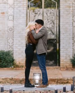 Arno Greeff and his fiancee