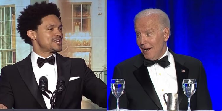 Trevor Noah and President Biden