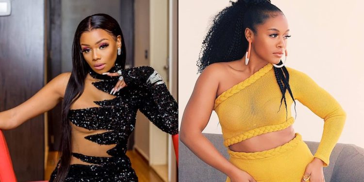 Bonang Matheba and Nomzamo Mbatha