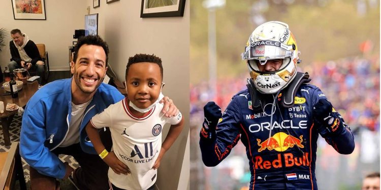 Anele Mdoda's son Alakhe meets Daniel Ricciardo makes it to the Official F1 Instagram page