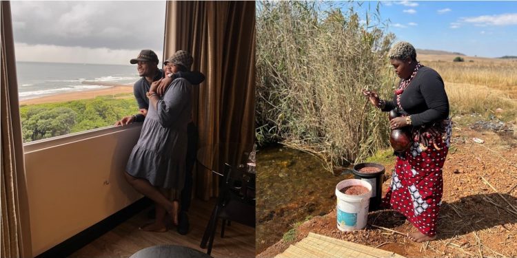 Gogo Maweni and husband