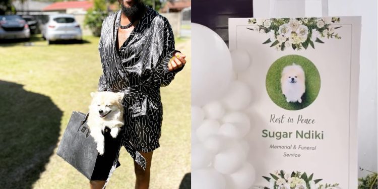 Moshe Ndiki's dog funeral