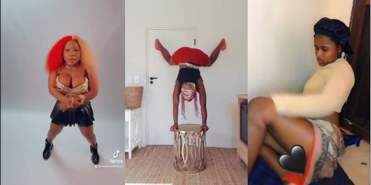 Videos of Makhadzi's MaGear challenge breaks the internet