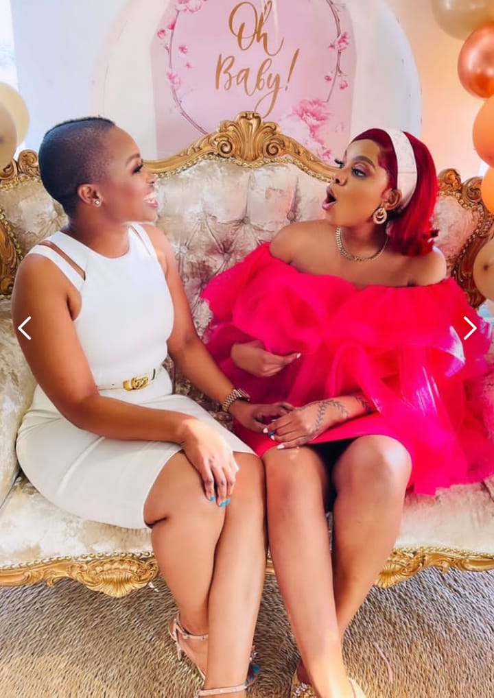 Londie London during her baby shower.