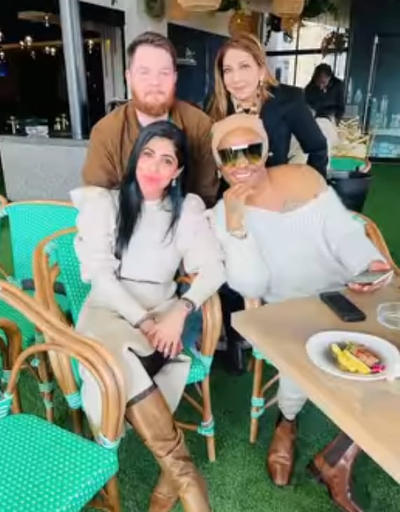 Some of the guests at Londie's baby shower.