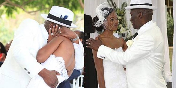 Minister Bheki Cele and his wife, Thembeka Ngcobo - Source: Instagram