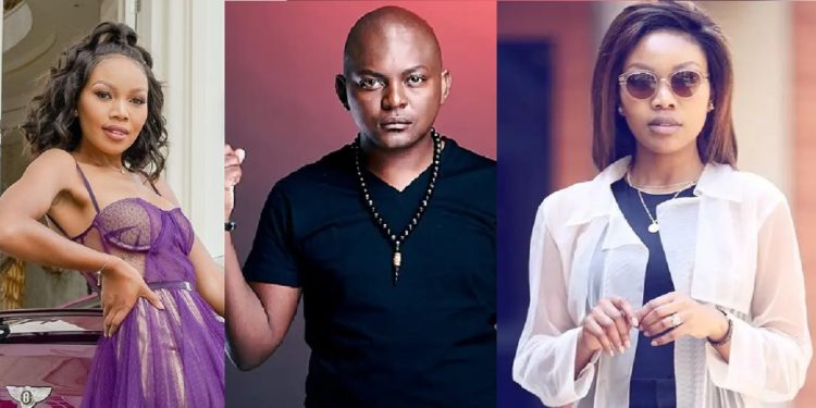 DJ Euphonik with his wives - Source: Instagram