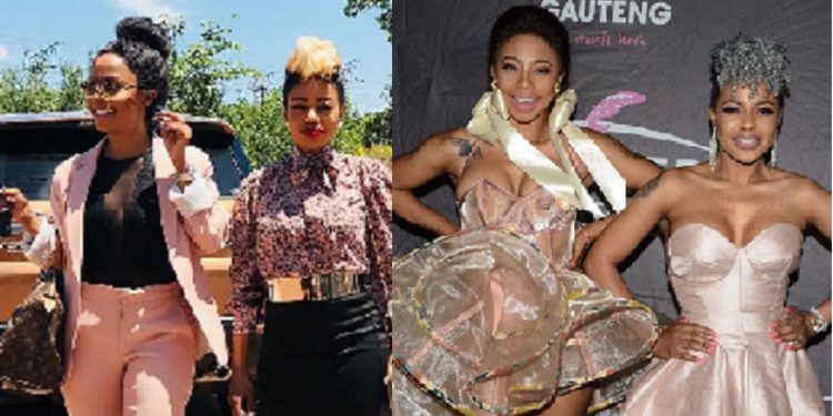 Kelly Khumalo alongside her sister Zandile Khumalo-Gumede - Source: Instagram