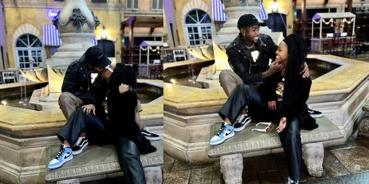 Mpho Wabadimo with Themba 'Ghost' - Source: Instagram