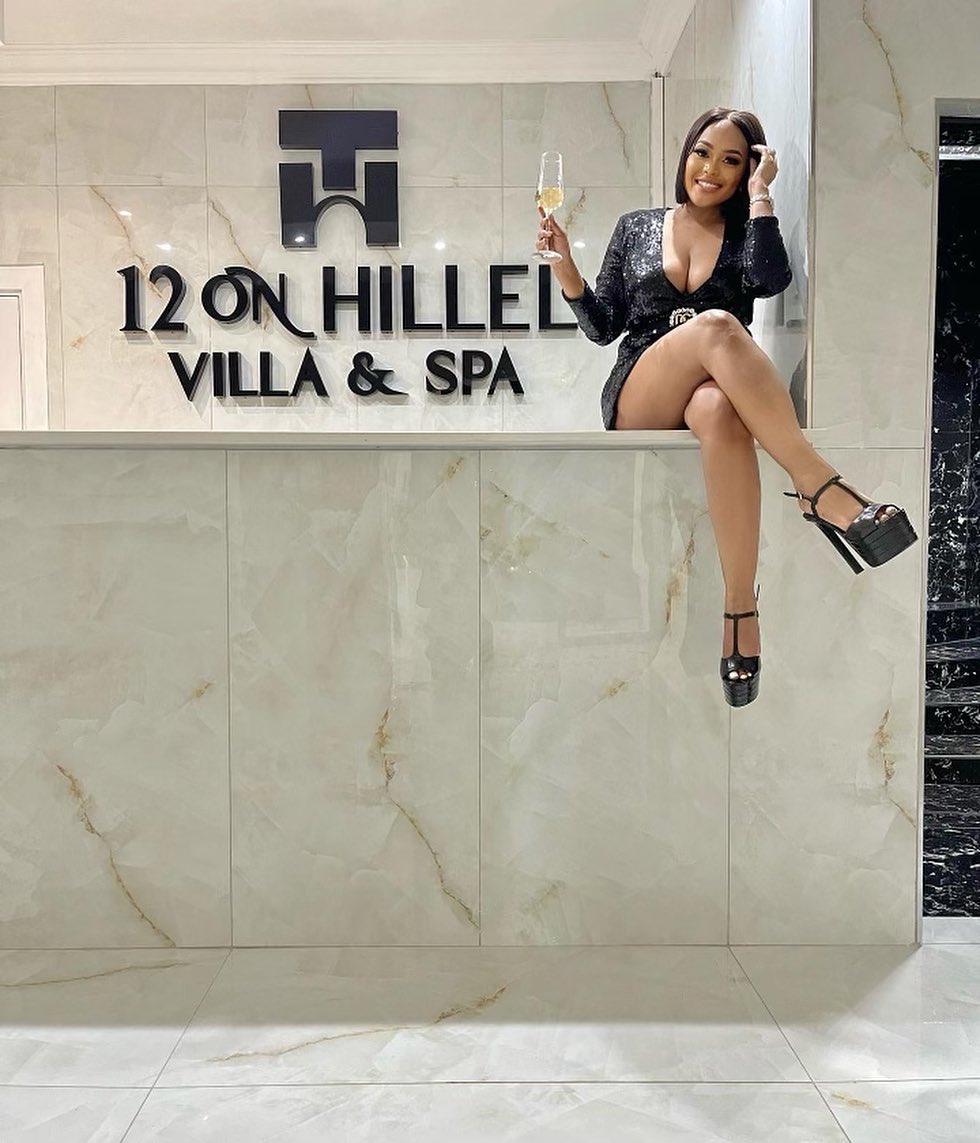 Lerato Kganyago doesn't own the Hotel she claims to have received from Thami Ndlala as a Valentines gift. Image: Instagram