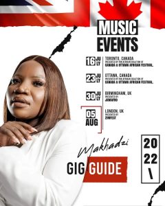 Makhadzi's Canada and UK tour