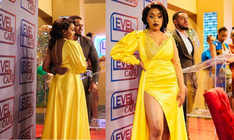 It’s PreHasa to you! Skeem Saam’s Pretty and Lehasa’s unveiling as a couple mopped the floor clean with their grand entrance at the launch of Level Café