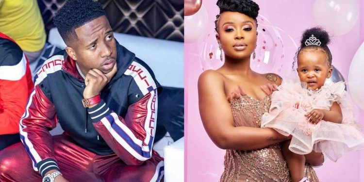 Andile Mpisane,Sithelo Shozi and Baby Coco