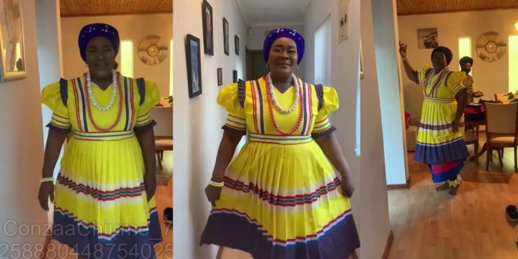 Gomora actress 'Mam Sonto' Connie Chiume's modelling walk impresses Mzansi.