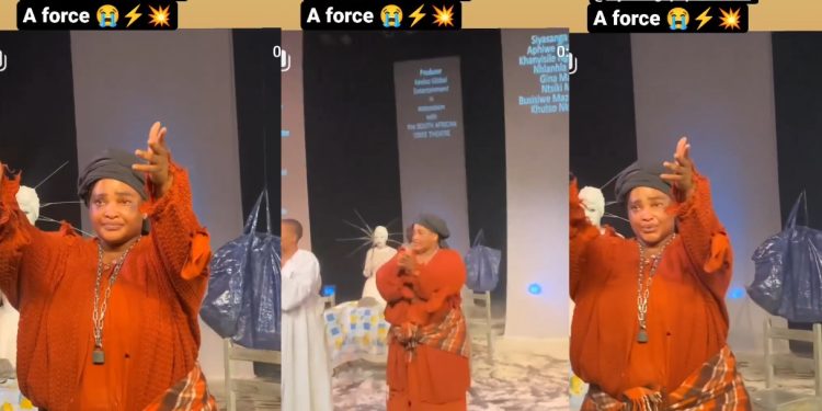 Gomora actress Pretty 'Siyasanga Papu' shines at Xova production's official opening theatre drama.