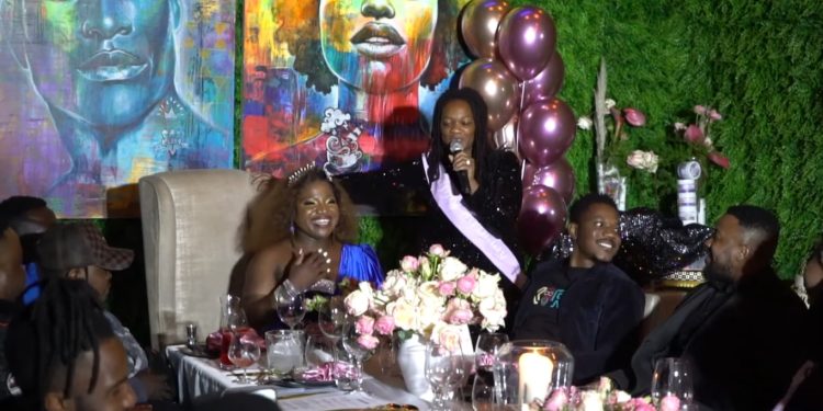 Makhadzi celebrates her birthday with friends and family