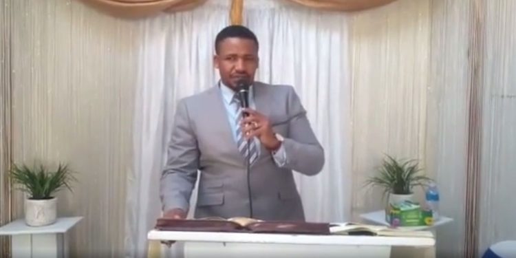 Mpumi Mpama preaching