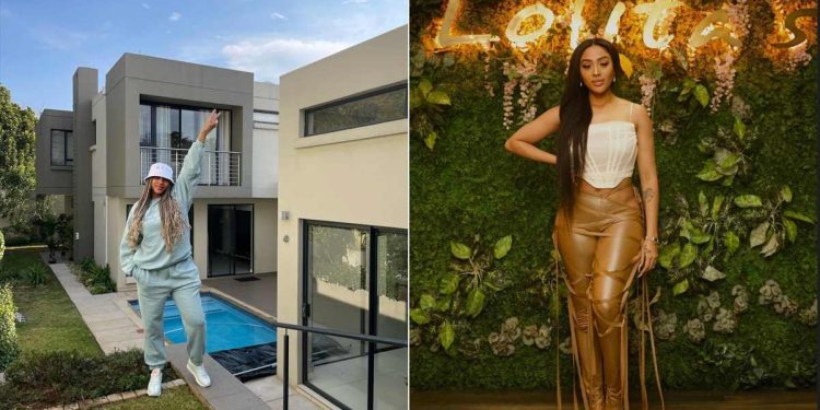 Nadia Nakai shows off house