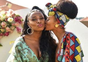 DJ Zinhle and Pearl Thusi