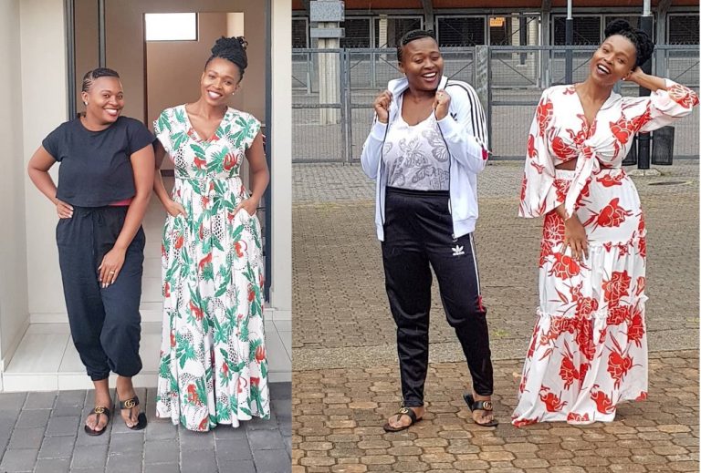 In Pictures: Gomora actress Miss Madikizela ‘Zinzi Nteyi Nsele’ shows off her twin sister