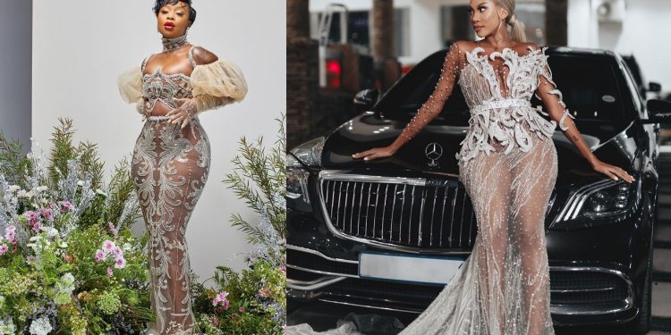Sithelo Shozi at Durban July and Mpisane's wife Tamia - Source: Instagram