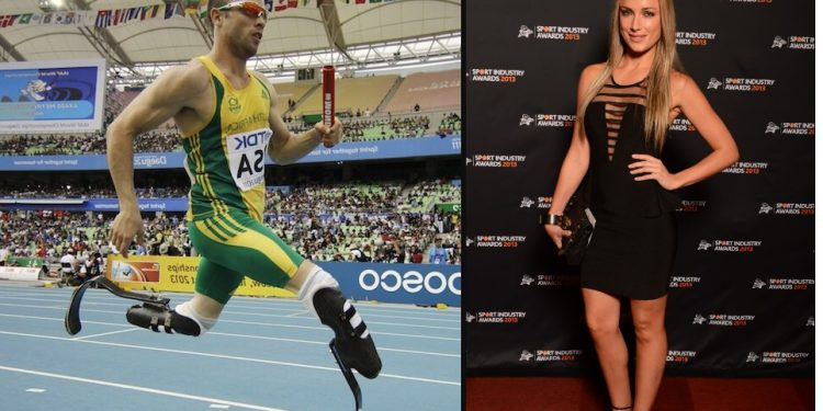 Oscar Pistorius and model Reeva Steenkamp. The model's docuseries My Name Is Reeva's trailer has been released.