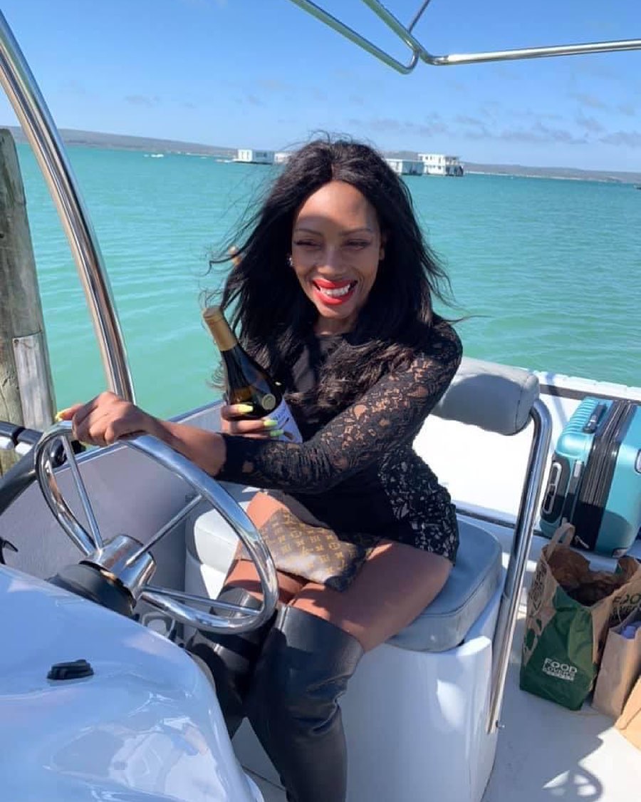 Real Housewives of Cape Town star Thato Montse owns a winery brand. Image: Instagram/Thato
